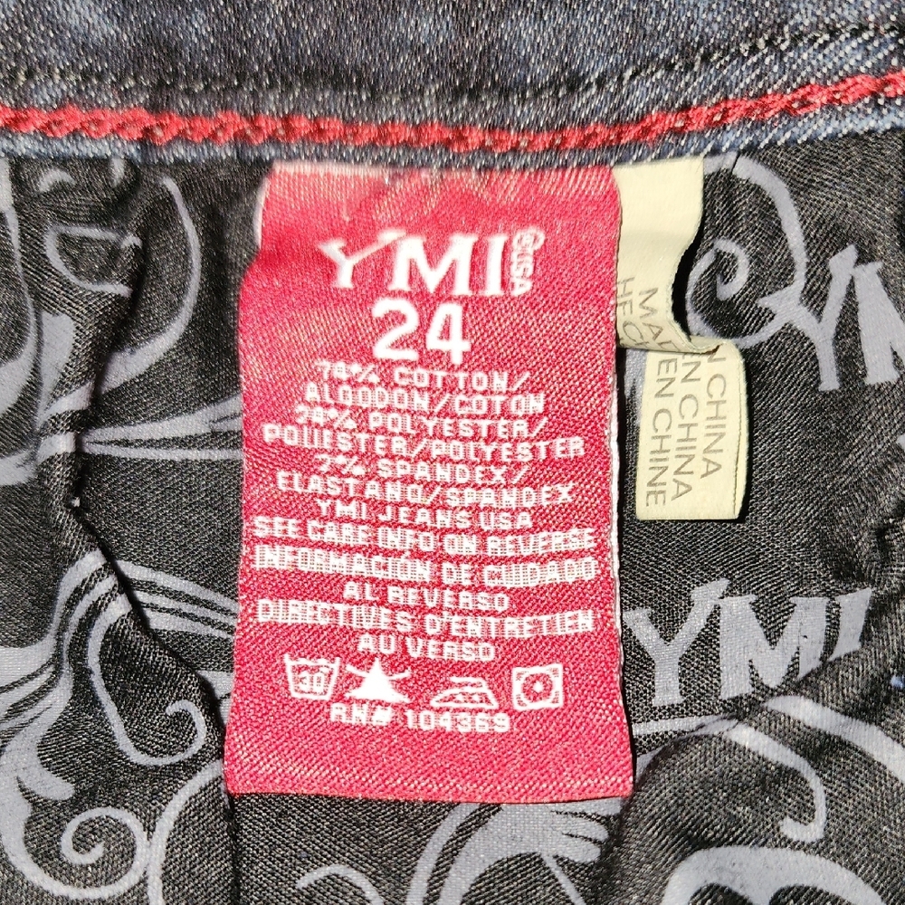 YMI WannaBettaButt Skinny Jeans in Dark Blue Size - 24 - Picture 6 of 6